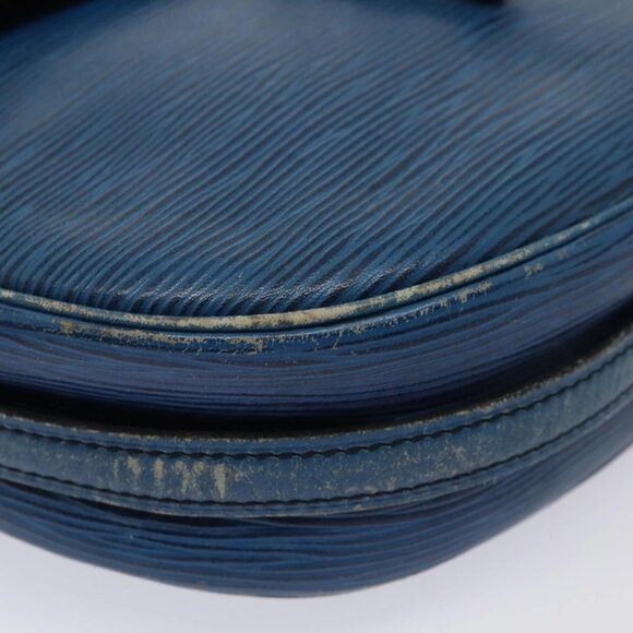 LOUIS VUITTON Epi June Feuille MM Shoulder Bag Blue M52155 LV Auth 82031 - Picture 5 of 16